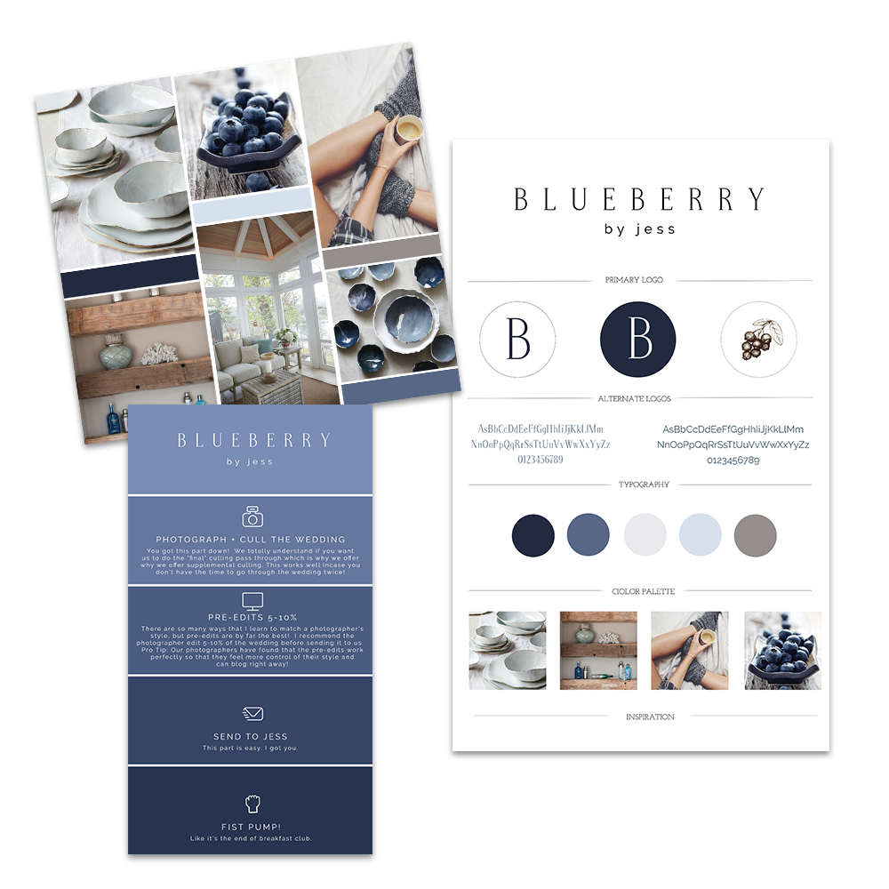 Brand Collage (Blueberry) Blueberry by Jess